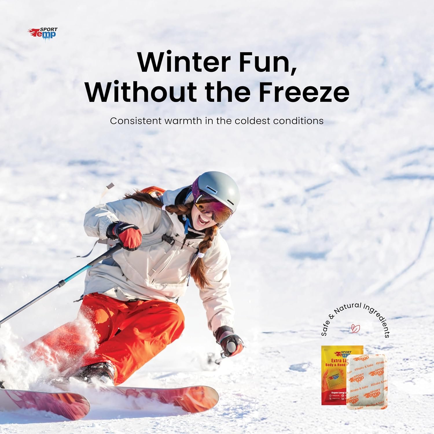 Large Hand & Body Warmers - Up to 18 Hours of Heat, Super Long Lasting - Easy, All Natural - Air Activated, for Body, Hands & Toes - Odorless Hot Hand Warmer - Sport Temp - Image 4