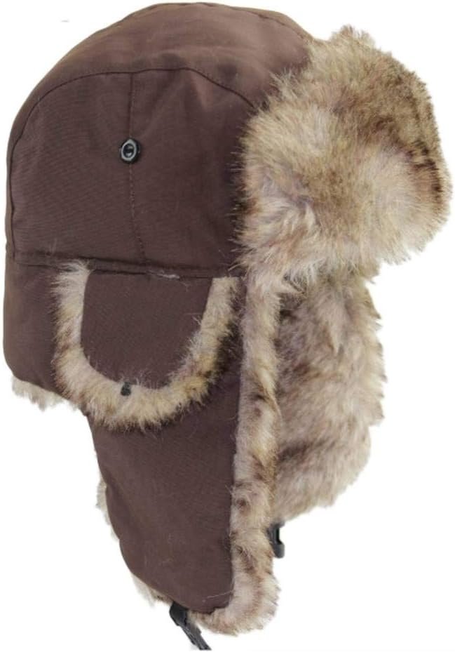 ASWER Trapper Warm Russian Trooper Hat Winter Skiing Cap Women Men Windproof - Image 2