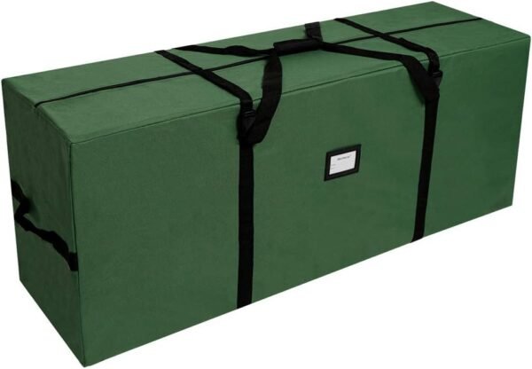 AerWo Christmas Tree Storage Bag Extra Large Christmas Storage Containers, Fits Up to 7.5 Ft Artificial Trees Heavy Duty 600D Oxford Xmas Holiday Tree Bag with Durable Handles & Dual Zipper 50in x - Image 2