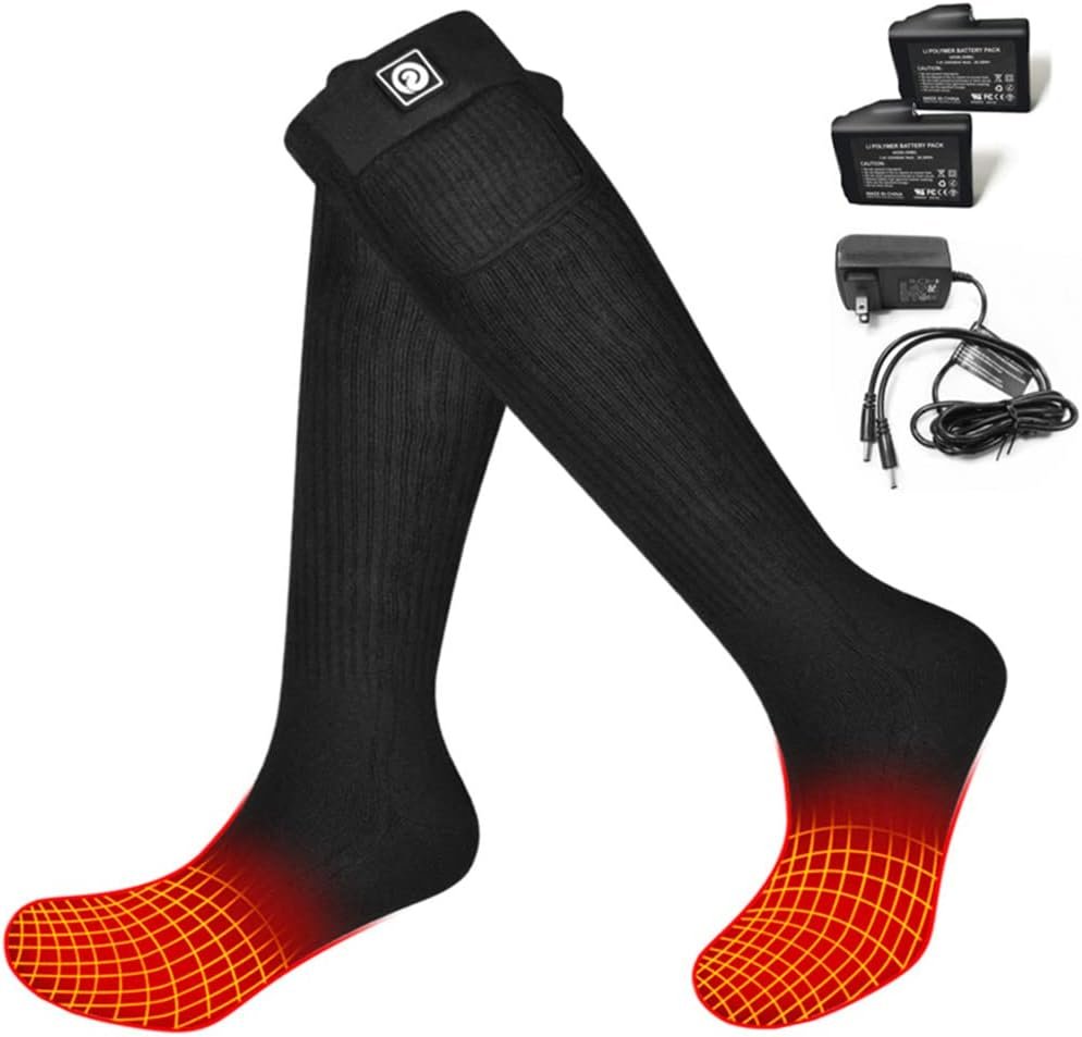Savior Heated Socks,Rechargeable Electric Heated Socks for Men Women,Winter Foot Warmers,Suitable for Outdoor Work,Skiing,Skating,Cycling,Camping,Fishing,Hunting,etc. - Image 2