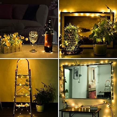 ANJAYLIA LED Fairy String Lights, 10Ft/3M 30leds Firefly String Lights Garden Home Party Wedding Festival Decorations Crafting Battery Operated Lights, Warm White - Image 5