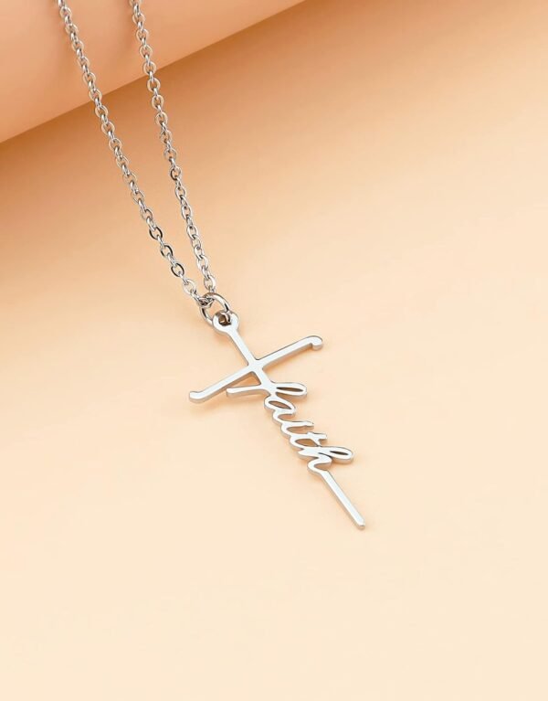 Lcherry Faith Cross Necklace for Women Religious Gifts for Women Christian Jewelry Gifts for Women - Image 5
