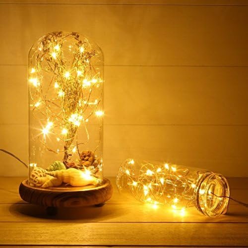 ANJAYLIA LED Fairy String Lights, 10Ft/3M 30leds Firefly String Lights Garden Home Party Wedding Festival Decorations Crafting Battery Operated Lights, Warm White - Image 4