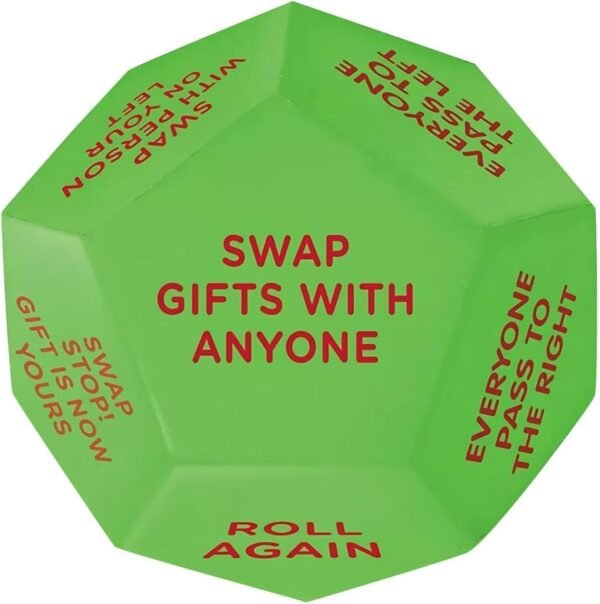 Santa Swap Gift Exchange Dice,2025 New Exchange Dice Game, Christmas Party Gift Exchange Dice Game, 12 Different Sides Gift Exchange Game, Christmas Group Party Game (a-1pc) - Image 8