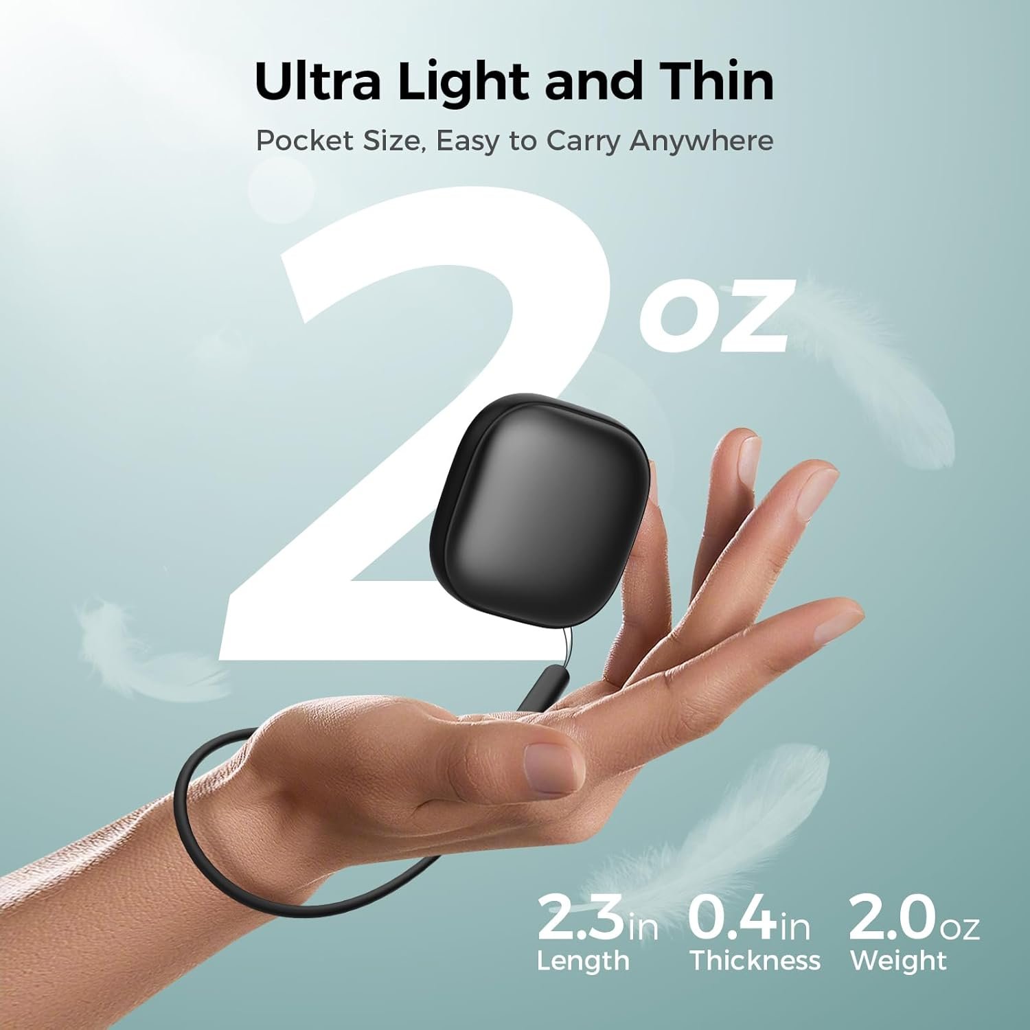 Pocket Size Hand Warmers Rechargeable 2 Pack, 10 Hours Warmerth AI Smart Chips Ultrathin Electric Handwarmers with 4000mAh, Portable Electric Hand Warmer, Hunting Camping Hiking Men Womens Gifts - Image 4