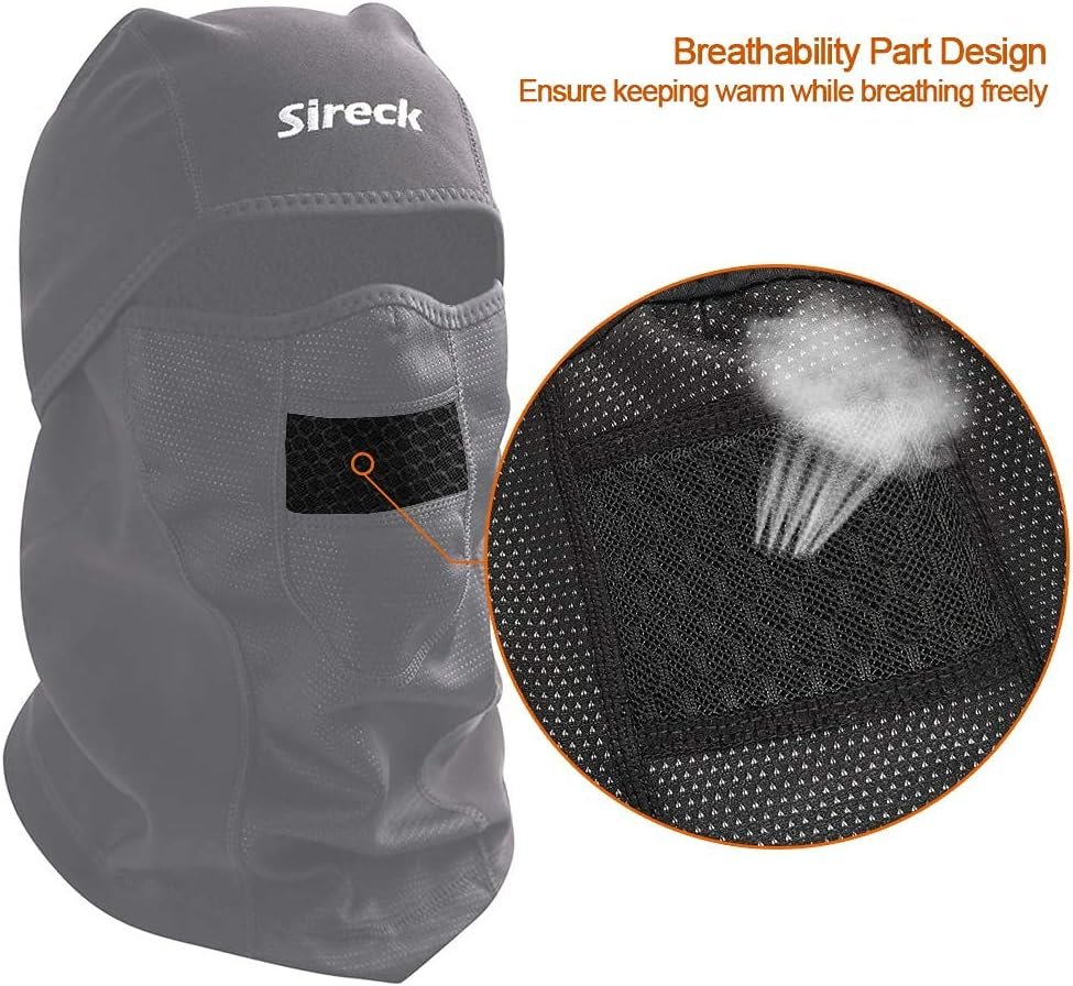 Cold Weather Balaclava Ski Mask, Water Resistant and Windproof Fleece Face Thermal , Hunting Cycling Motorcycle Neck Warmer Hood Winter Gear for Men Women - Image 6