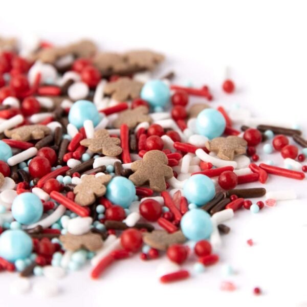 Sweets Indeed Sprinkles, Gingerbread Edible Sprinkle Mix, Perfect for Cake Decorations, Baking, Ice Cream, Cookies, Cupcake Topper 4 ounces - Image 9