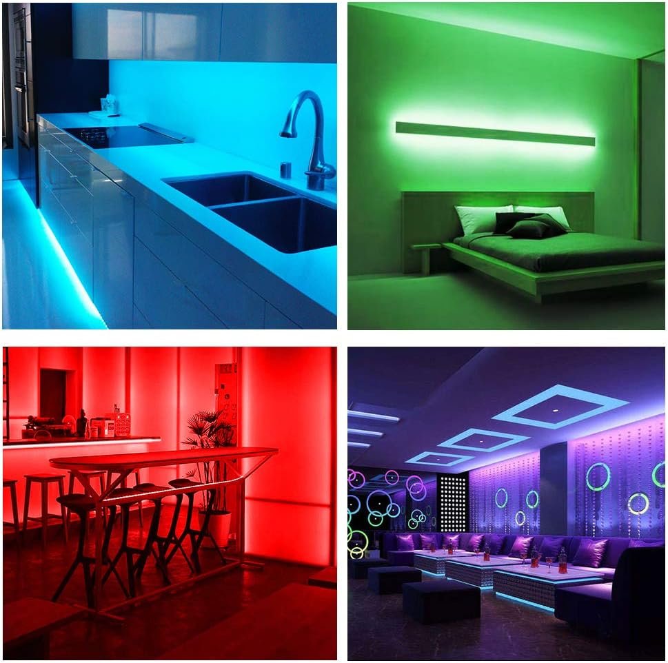 DAYBETTER Led Strip Lights 32.8ft Kit with Remote and Power Supply Color Changing - Image 9