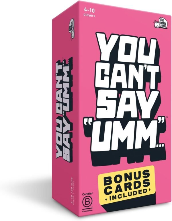 You Can't Say UMM: A Party Game for Family and Adults, Fast-Paced Family Word Game, Must Have for Game Night, Bonus Content Included - Image 2