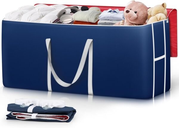 Storage Bags, Christmas Tree Storage Bag, Fits Up to 9 Ft Xmas Disassembled Trees, 600D Oxford Fabric Material to Protect Against Dust, Moisture Reinforced Handle and Dual Zippers Wide Opening - Image 2