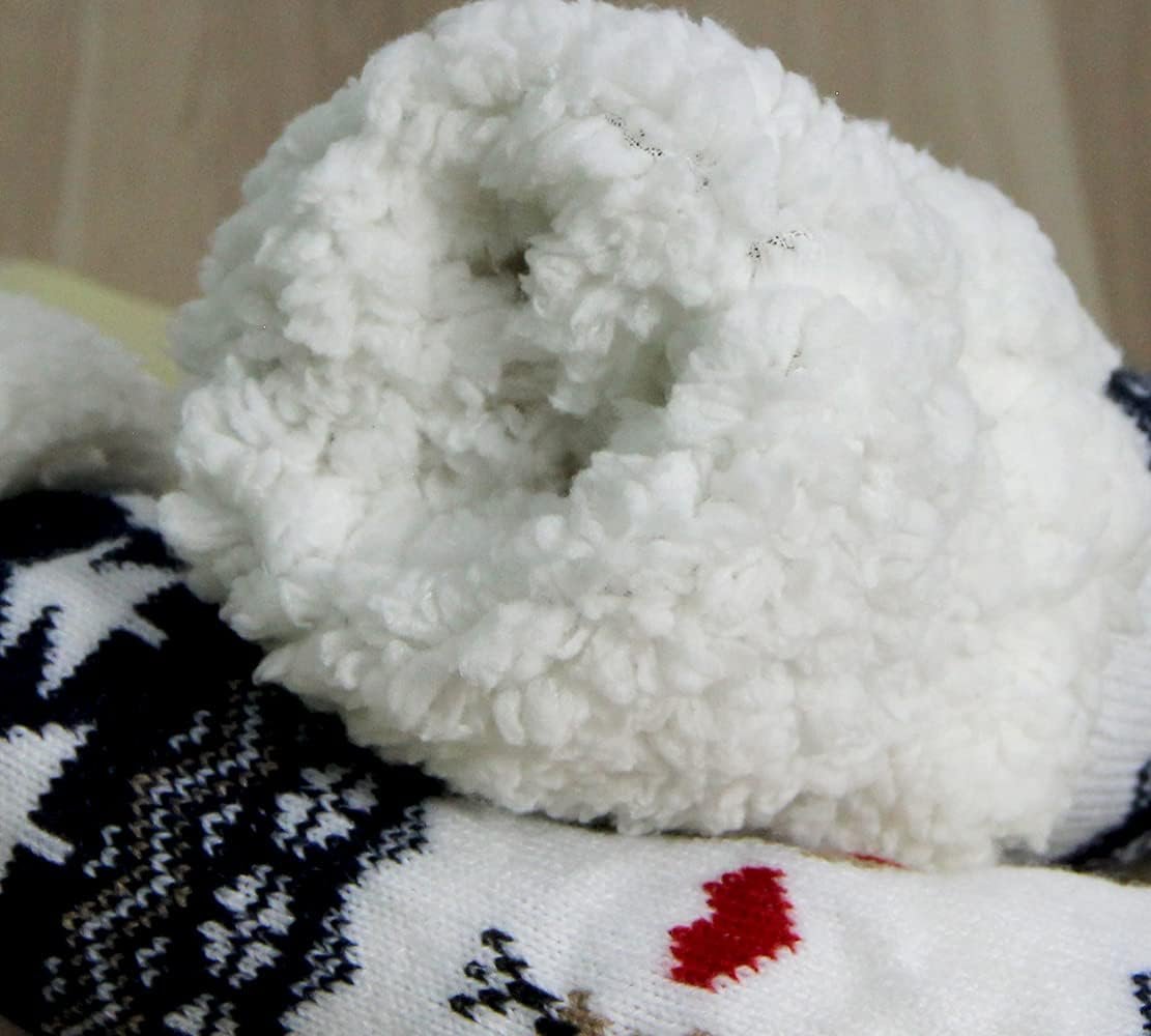 Slipper Socks for Women with Gripper - Winter Non Slip Thick Fuzzy Socks - Warm Cozy Christmas Gift - Image 7