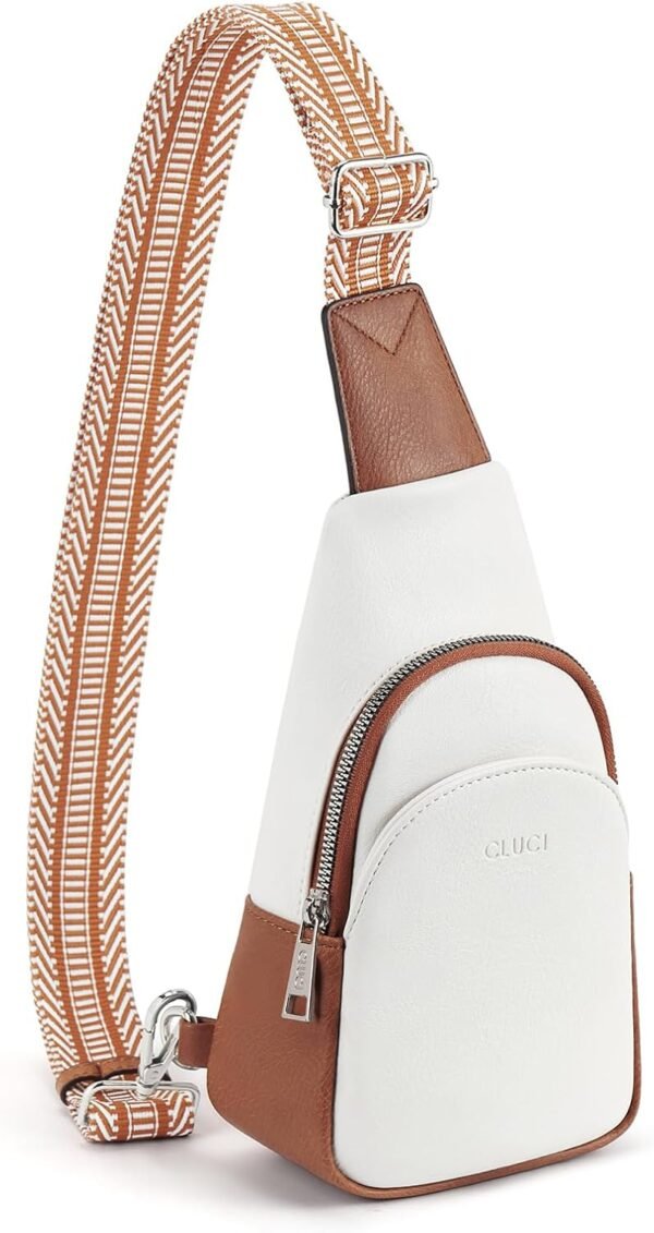 CLUCI Small Sling Bag for Women,Vegan Leather Crossbody Bags for Women,Fanny Packs with Guitar Strap - Image 9