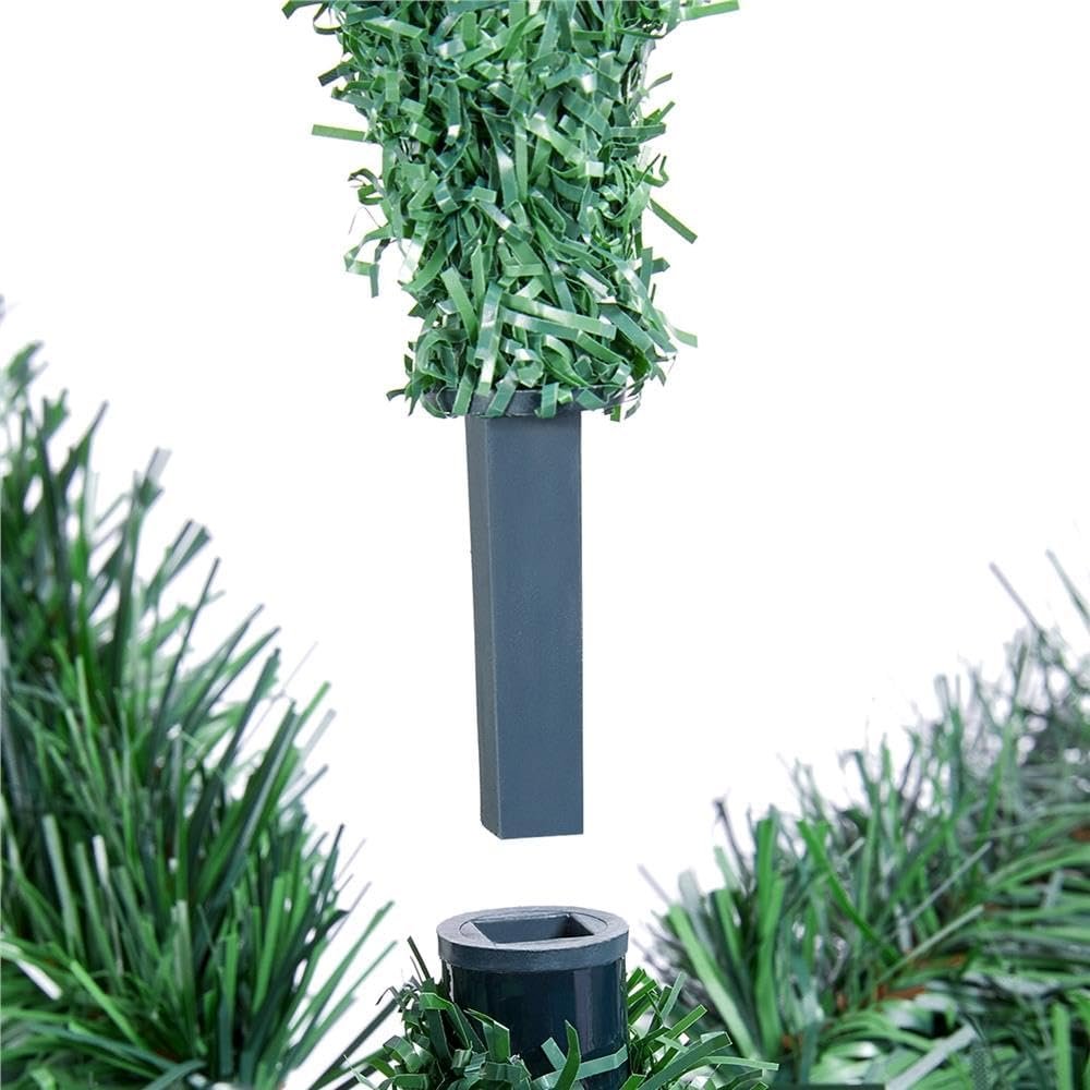 Yaheetech 7.5ft Artificial Full Spruce Christmas Tree, Artificial Xmas Tree with 1011 PVC Branch Tips and Foldable Metal Stand for Home, Party, Office Decoration, Holiday Décor Indoor & Outdoor, Green - Image 10