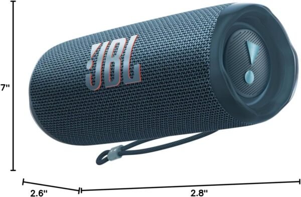 JBL Flip 6 - Portable Bluetooth Speaker, powerful sound and deep bass, IPX7 waterproof, 12 hours of playtime, JBL PartyBoost for multiple speaker pairing for home, outdoor and travel (Blue) - Image 9