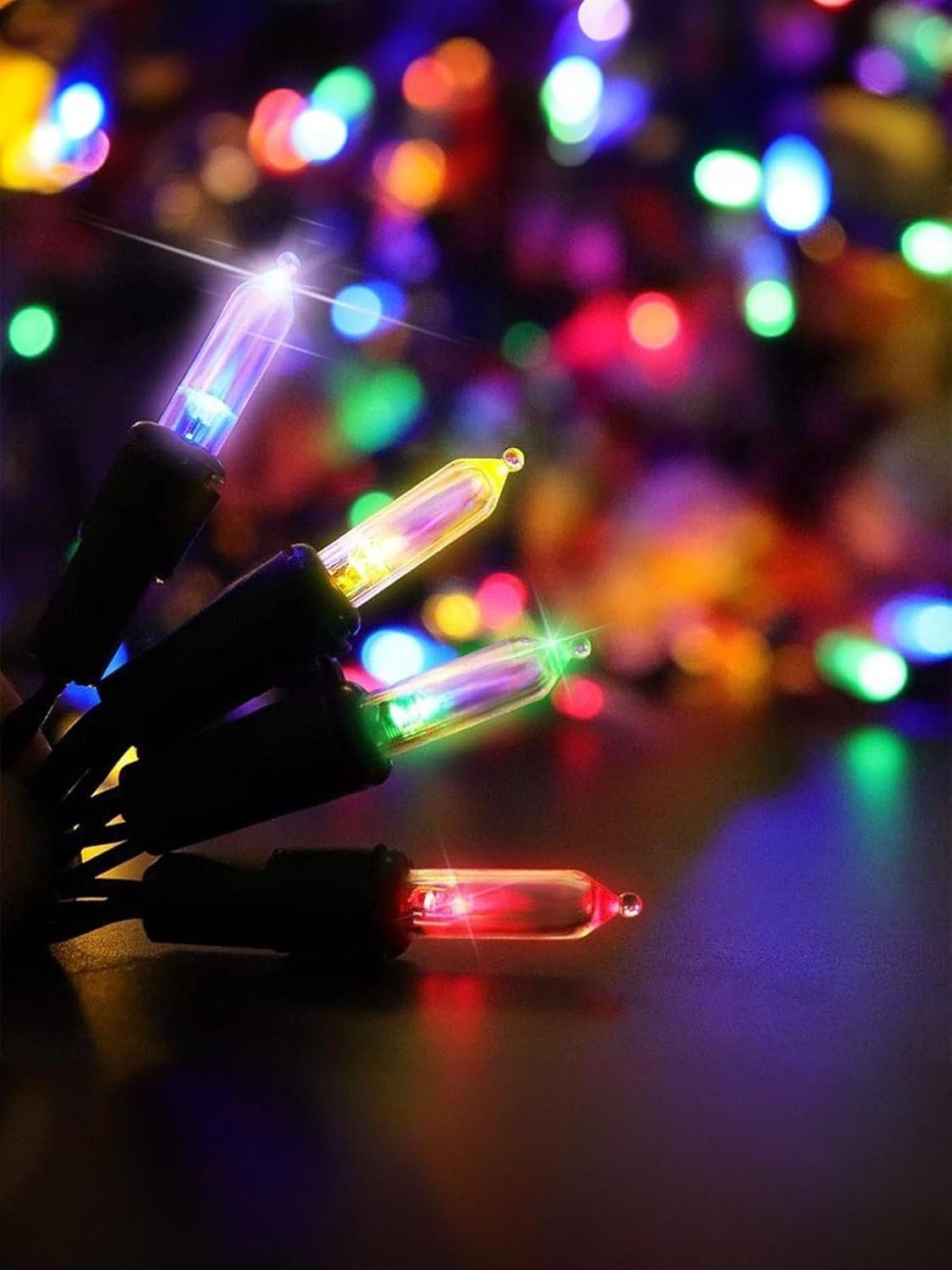 Twinkle Star 50 LED Battery Operated Christmas Lights 16 ft, Waterproof Tree Lights with 8 Lighting Modes, Indoor Outdoor Patio Garden Party Wedding Christmas Decoration, Multicolor - Image 3
