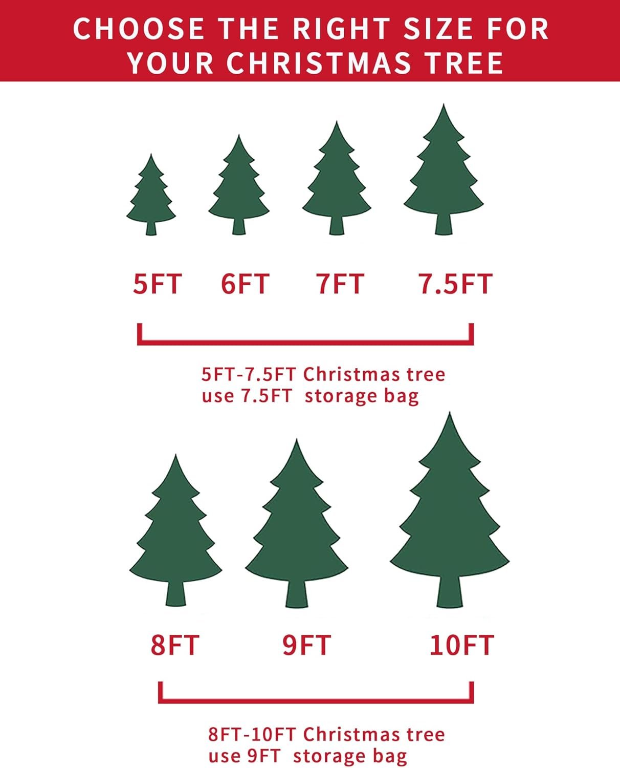 Upright Christmas Tree Storage Bag 7.5 Ft, Christmas Tree Storage Bag 7 Foot Tree,Christmas Tree Bag 6ft,Xmas Tree Storage Bag,Christmas Tree Container Storage,Christmas Tree Storage Box,Xmas Tree Bag - Image 10