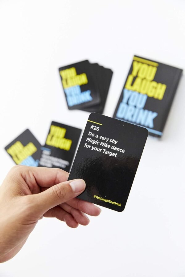 You Laugh You Drink - The Drinking Game for People Who Can't Keep a Straight Face [A Party Game] - Image 4