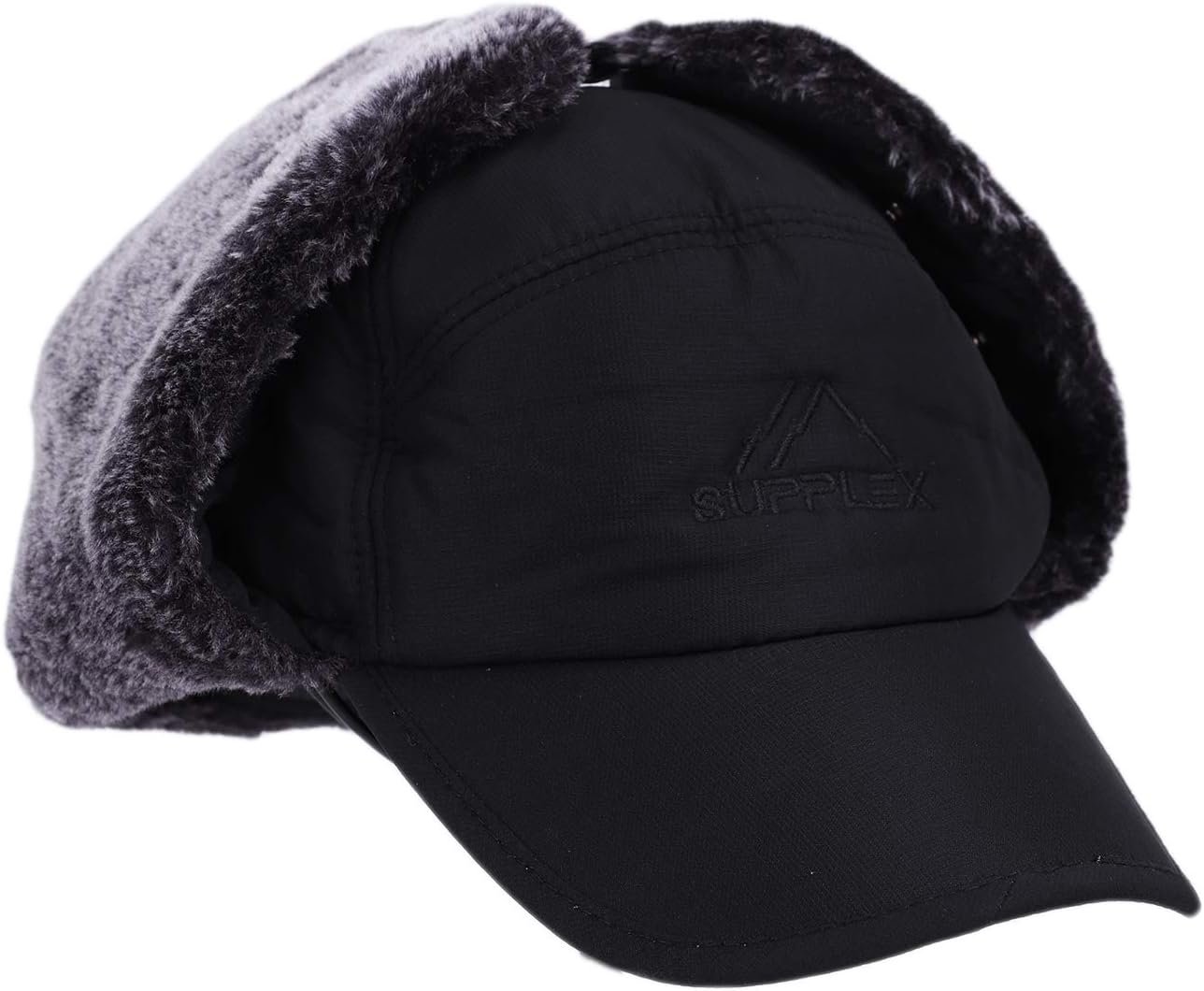 Winter 3 in 1 Thermal Fur Lined Trapper Hat with Ear Flap Full Face Warmer Cover Windproof Cycling Motorcycle Headwear - Image 5