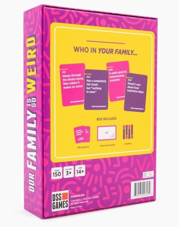 DSS Games Our Family is So Weird - A Family Party Game to Decide Who's Most Likely... - Image 5