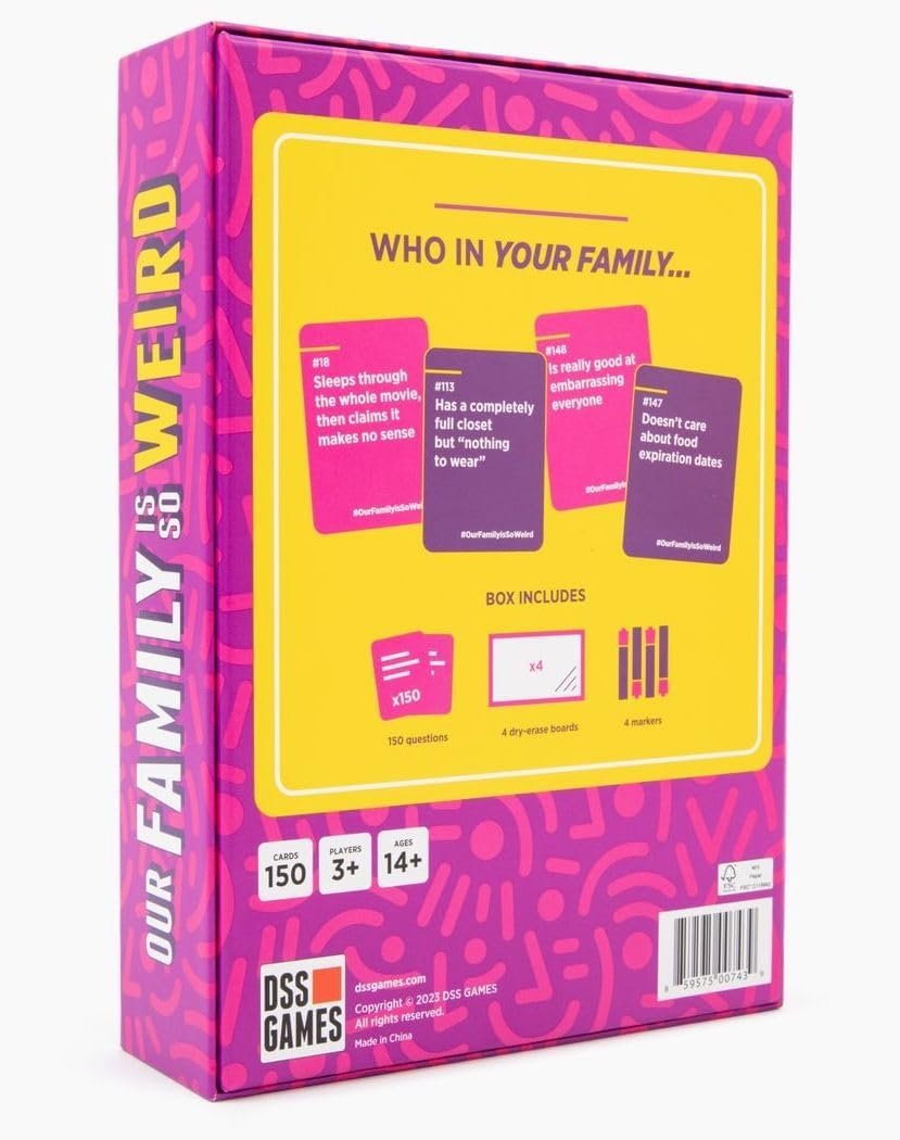 DSS Games Our Family is So Weird - A Family Party Game to Decide Who's Most Likely... - Image 5