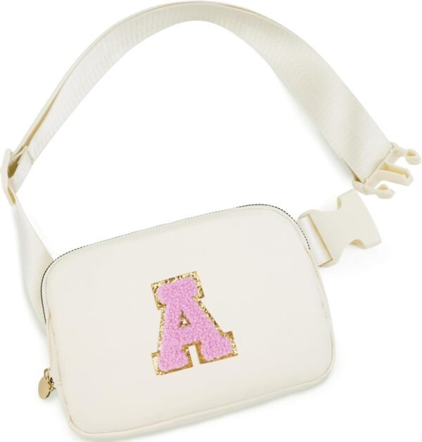 Birthday Gifts for 4 5 6 7 8 9 10 11 12 13 Year Old Girls,Christmas Gifts for Teens Kids Daughter Sister Her,Fanny Pack Crossbody Bag Belt Bag Cute Trendy Stuff | Cream,A - Image 2