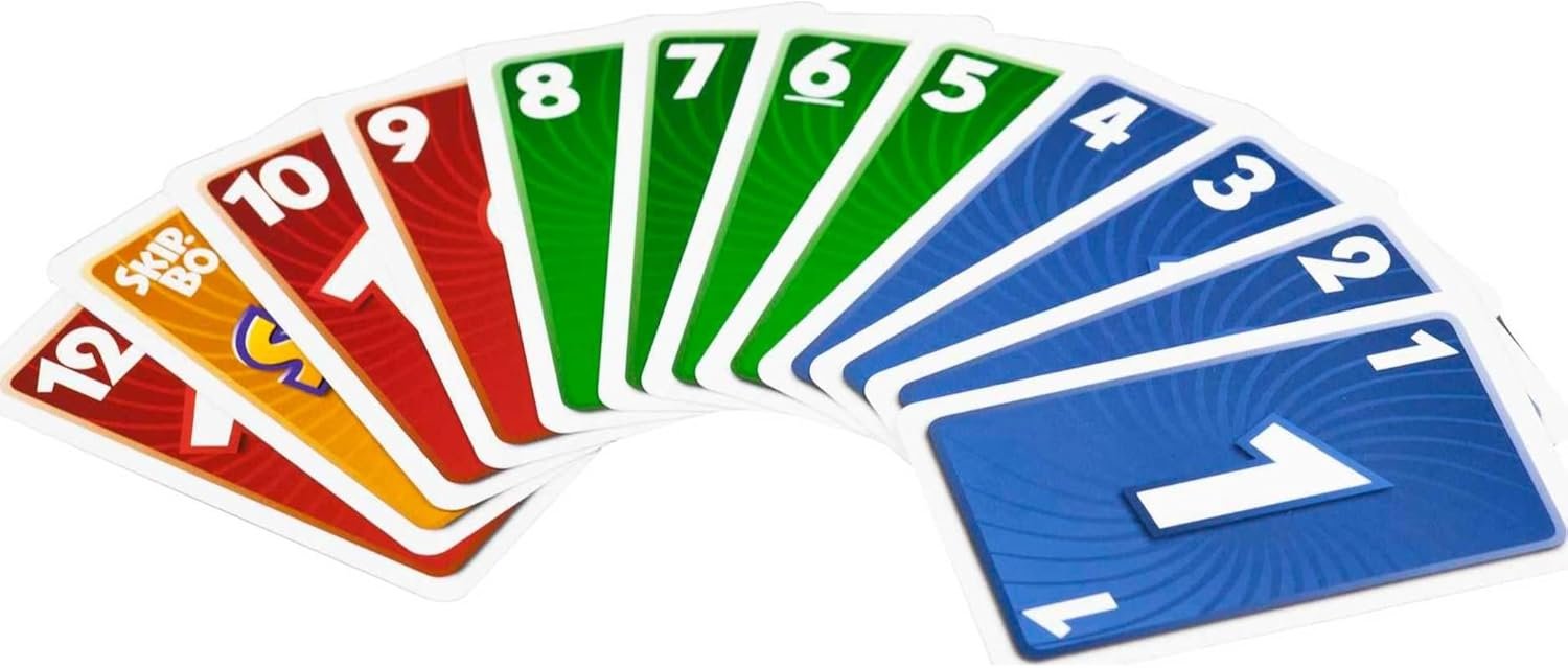 Mattel Games Skip-Bo Card Game for Kids, Adults & Family Night, Travel Game in Collectible Storage Tin for 2 to 6 Players (Amazon Exclusive) - Image 7