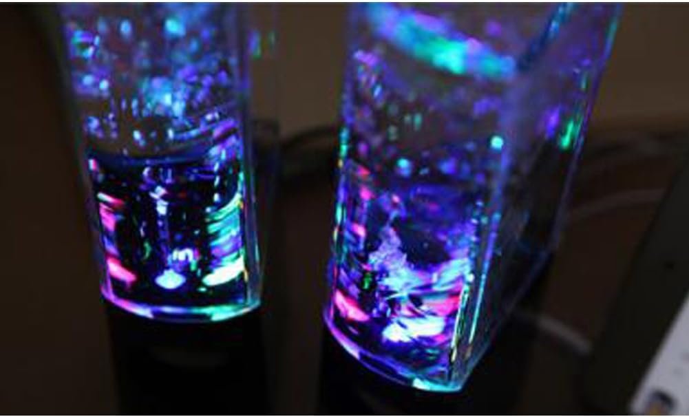 Aolyty Colorful LED Water Speaker with Dancing Fountain Light Show Sound for PC, MP3 Player, Laptops, Smartphone Black - Image 4
