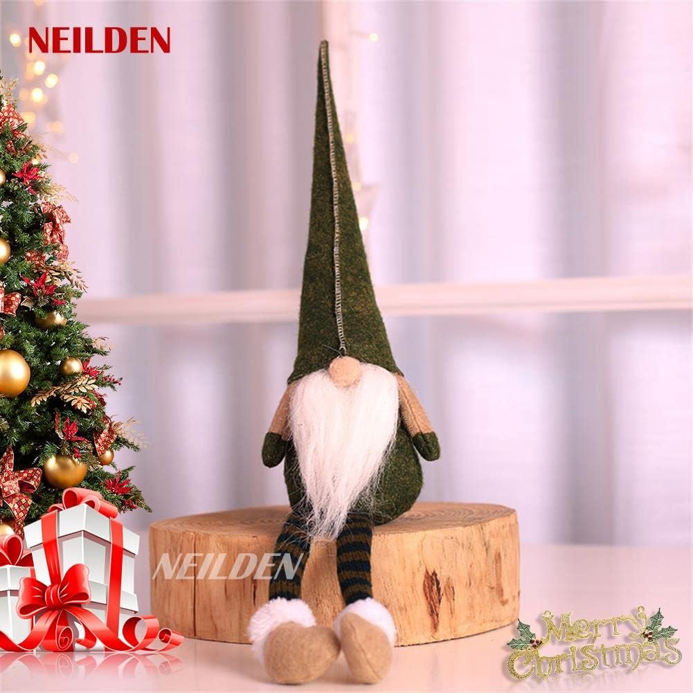 3pcs New Christmas Decoration Long Legs Rudolph Doll Christmas Children Gift Hotel mall Window Decoration - Image 9