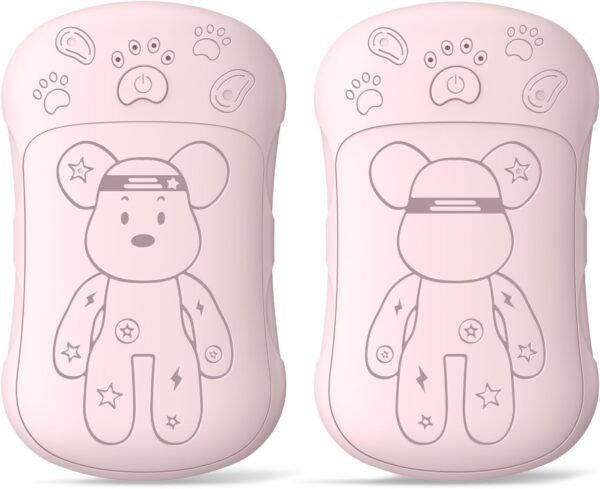 Rechargeable Hand Warmers 2 Pack, WXX 2 in 1 Electric Hand Warmer, 6000mAh Portable Pocket Warmers Dual-Sided Safe Heating, Electronic Winter Gifts for Men Women Kids, Golf, Outdoors, Fishing - Image 2