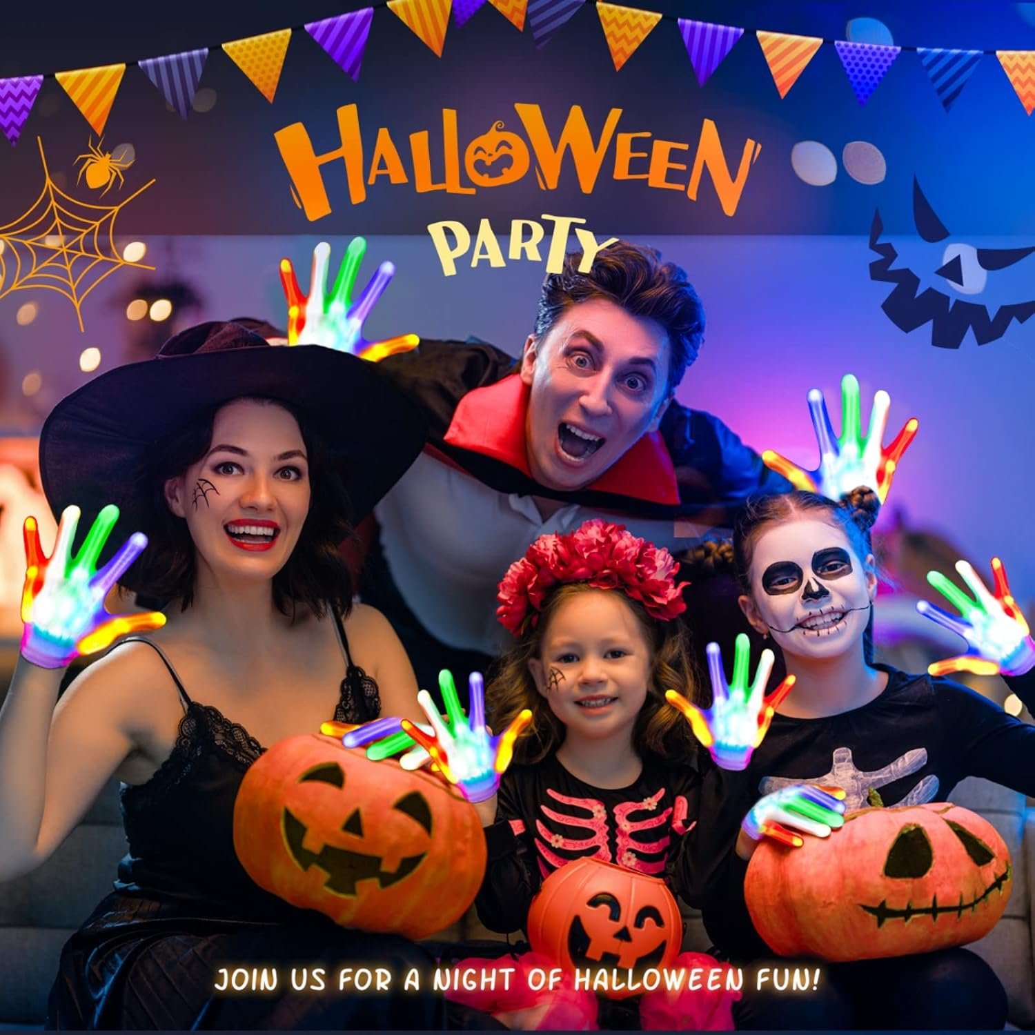 Cool Toys LED Gloves,Boys Toys Age 3-5 6-8 8-12 Year Old with 6 Flash Mode,Fun Toys Gifts for Halloween Christmas Birthday - Image 6