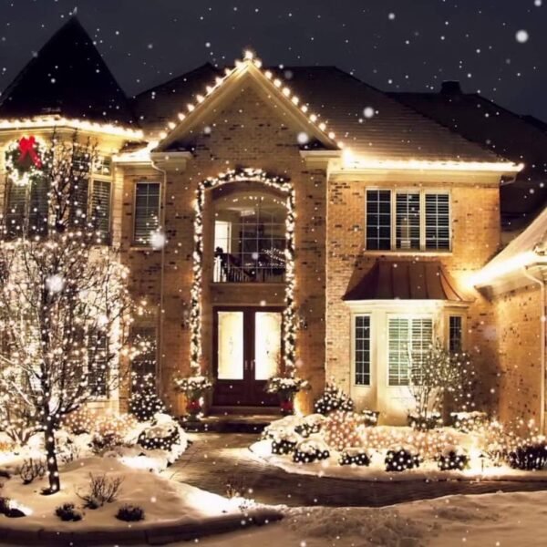 Twinkle Star 200 LED String Lights, 66 ft Plug in String Lights 8 Modes Waterproof for Indoor Outdoor Christmas Tree Wedding Party Bedroom Warm White - Image 5