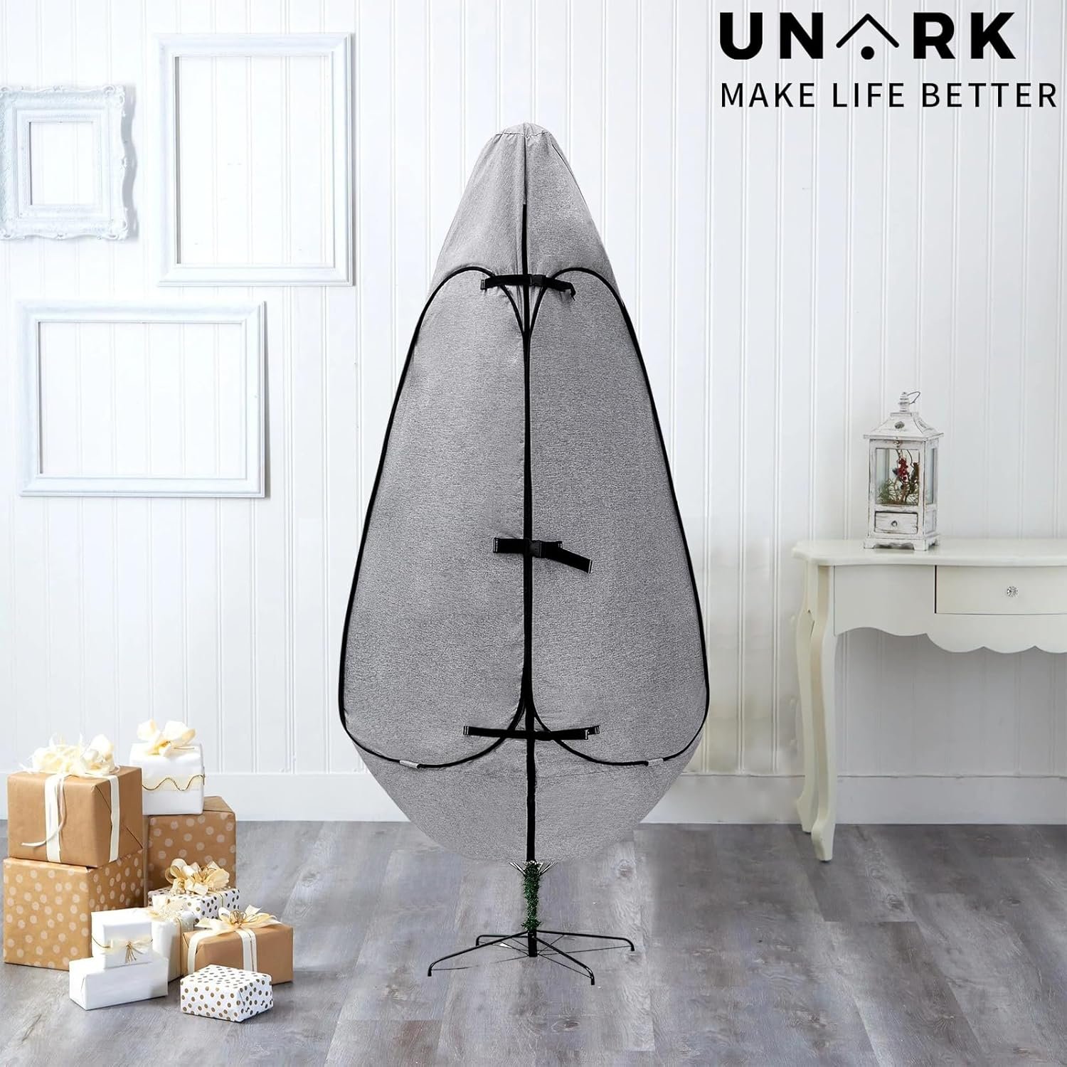 Upright Christmas Tree Storage Bag 7.5 Ft, Artificial Christmas Tree Storage Bag, Christmas Tree Cover for Upright Storage Fit 6 Ft / 6.5 Ft / 7 Ft / 7.5 Christmas Tree Storage Bag 6.5ft - Image 8