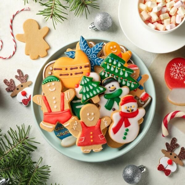 Christmas Cookie Cutter Set,18 Piece Stainless Steel Winter Christmas Cookie Cutters Shapes for Baking - Christmas Tree,Snowflake,Snowman,Gingerbread Man,Gingerbread Girl,Mitten - Image 6