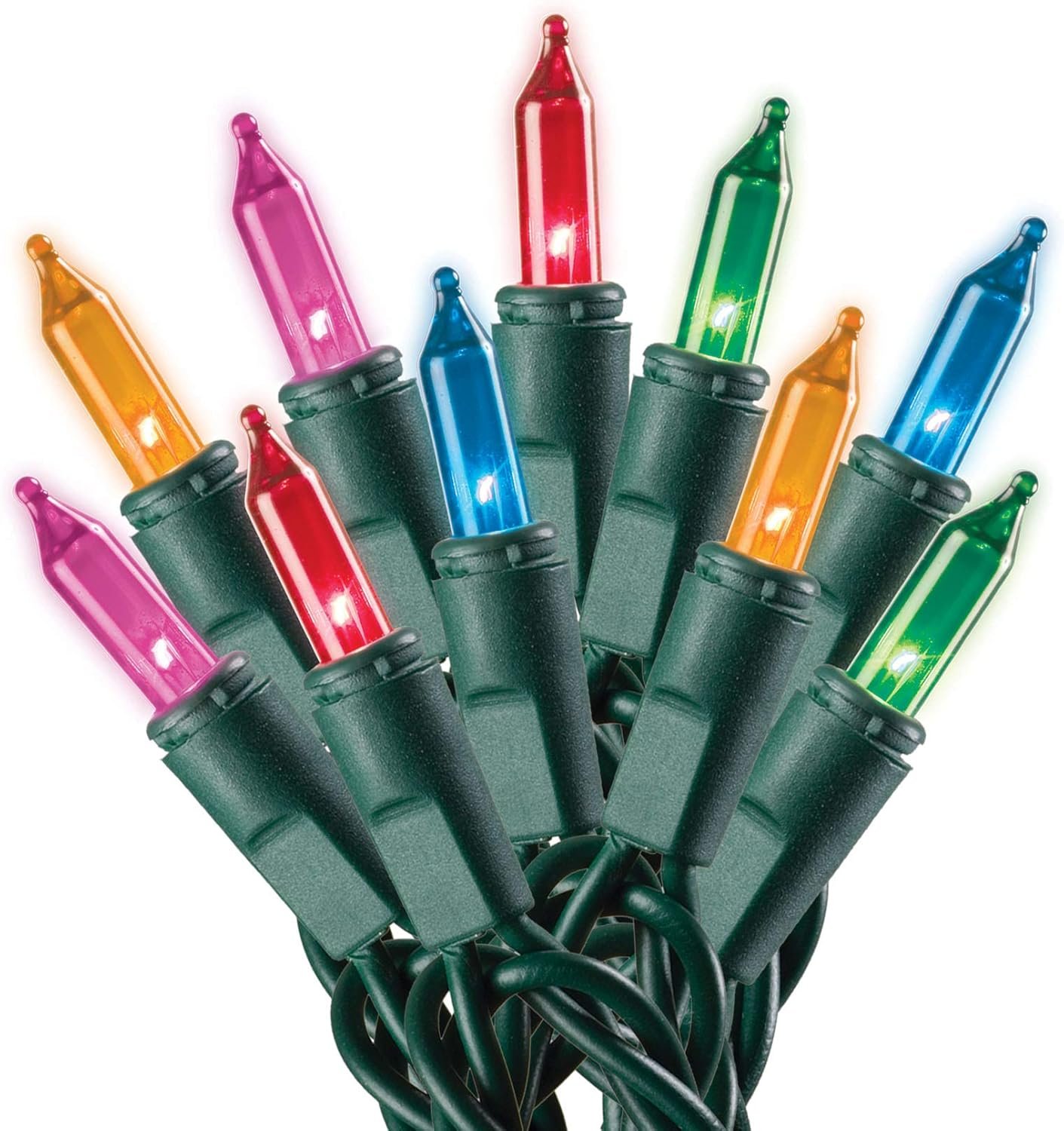 SYLVANIA Mini Christmas Lights, Multi - Image 3