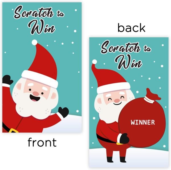 Christmas Scratch Off Cards, Christmas Party Scratch Off Game, Christmas Games For Party, Christmas Game Scratch Cards 40 Pcs, Christmas Party Games For Family, Xmas Scratch Off Cards Party Games - Image 4
