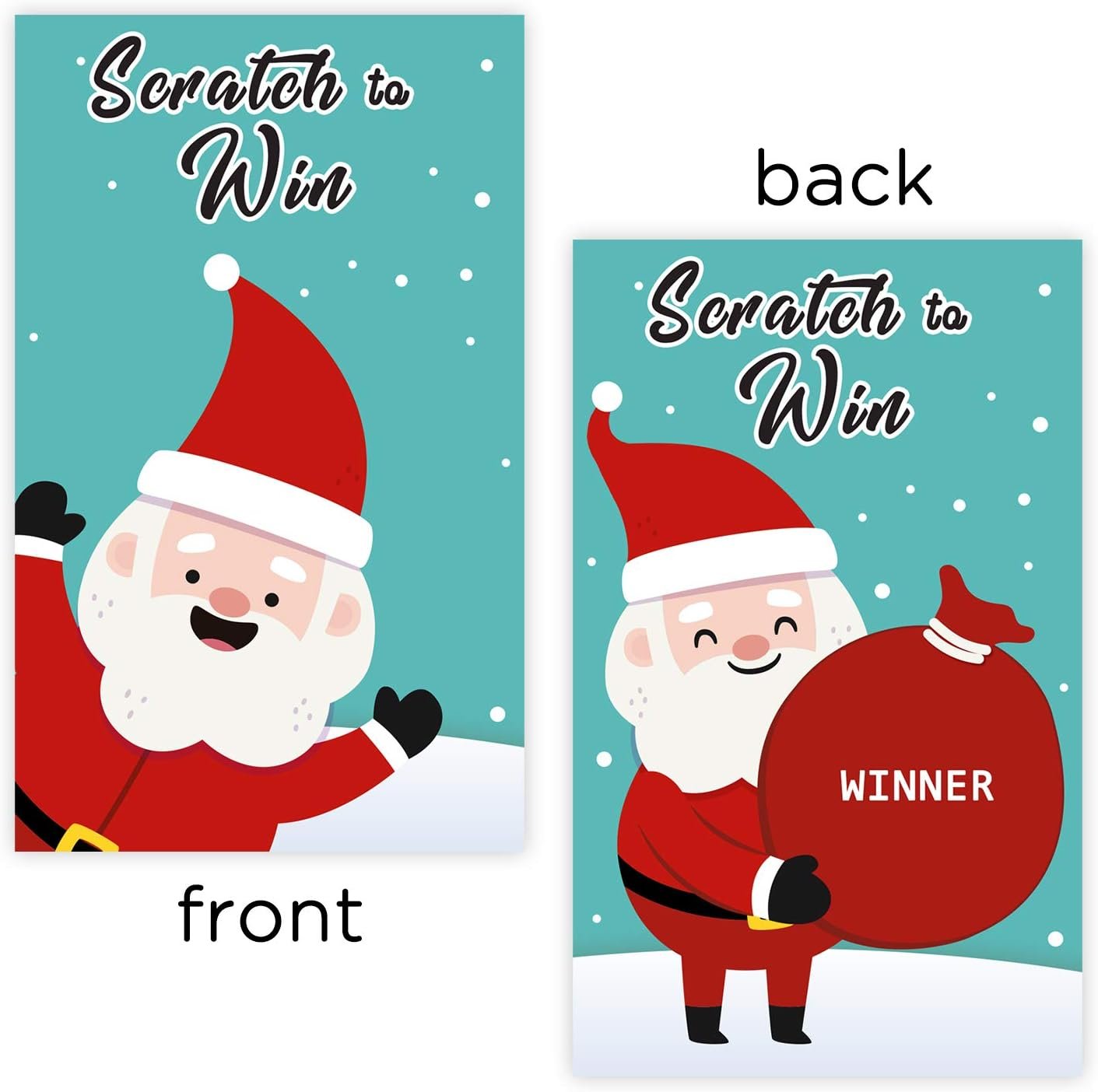 Christmas Scratch Off Cards, Christmas Party Scratch Off Game, Christmas Games For Party, Christmas Game Scratch Cards 40 Pcs, Christmas Party Games For Family, Xmas Scratch Off Cards Party Games - Image 4