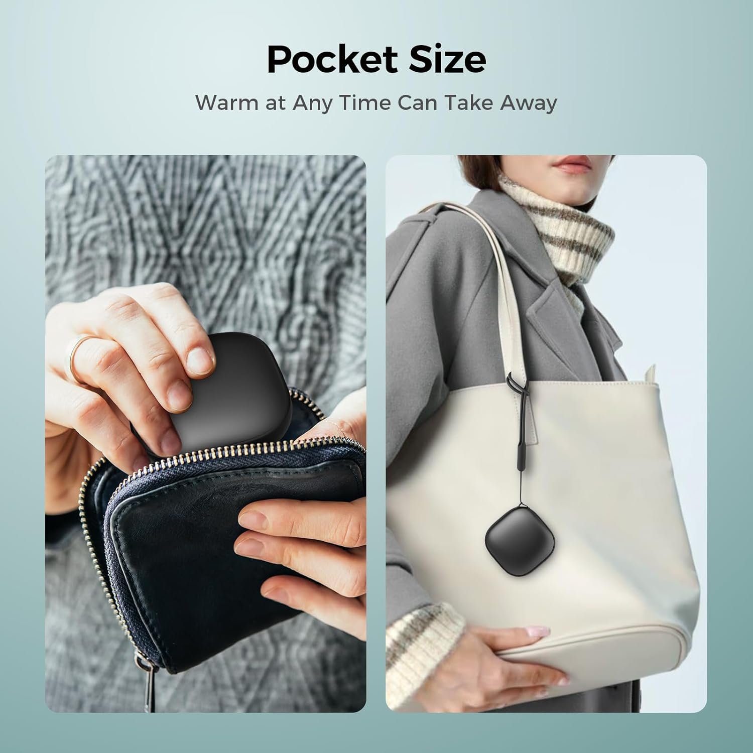 Pocket Size Hand Warmers Rechargeable 2 Pack, 10 Hours Warmerth AI Smart Chips Ultrathin Electric Handwarmers with 4000mAh, Portable Electric Hand Warmer, Hunting Camping Hiking Men Womens Gifts - Image 8