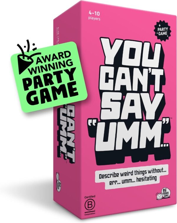 Big Potato You Can't Say UMM… : A Party Game for Family and Adults, Fast-Paced Family Word Game, Must Have for Game Night - Image 2