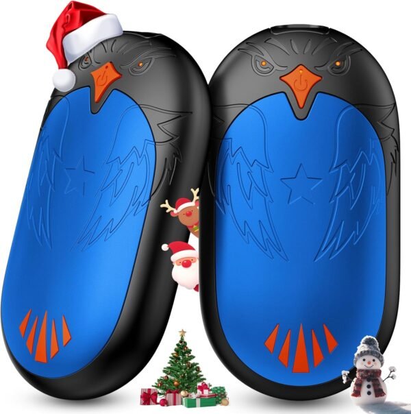 Magnetic Hand Warmers Rechargeable 2 Pack, Ergonomic Electric Hand Warmer, Up to 24hrs, Pocket Size Handwarmers,Warm Gifts for Raynauds, Golf, Men Women - Image 2