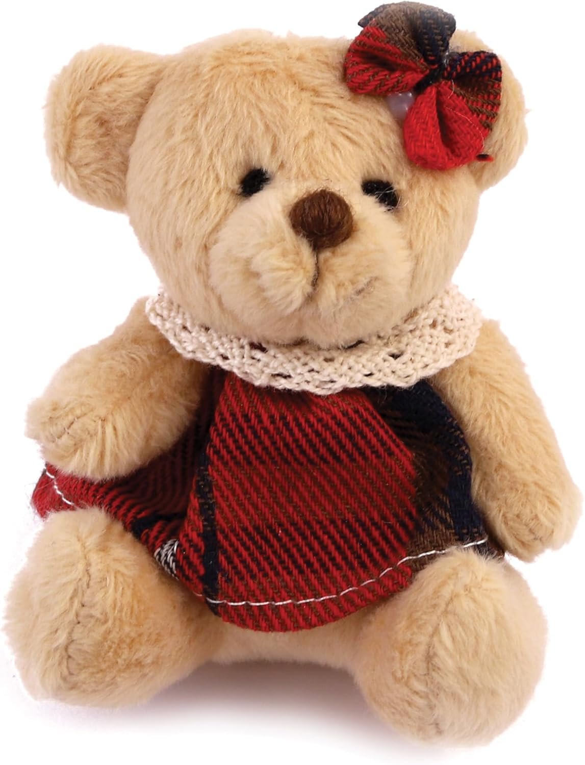 Olde English Crackers Christmas Teddy Bear Party Favors - Set of six Decorative Favors filled with Cuddly Teddy Bears dressed in Holiday Season Attire - Image 8