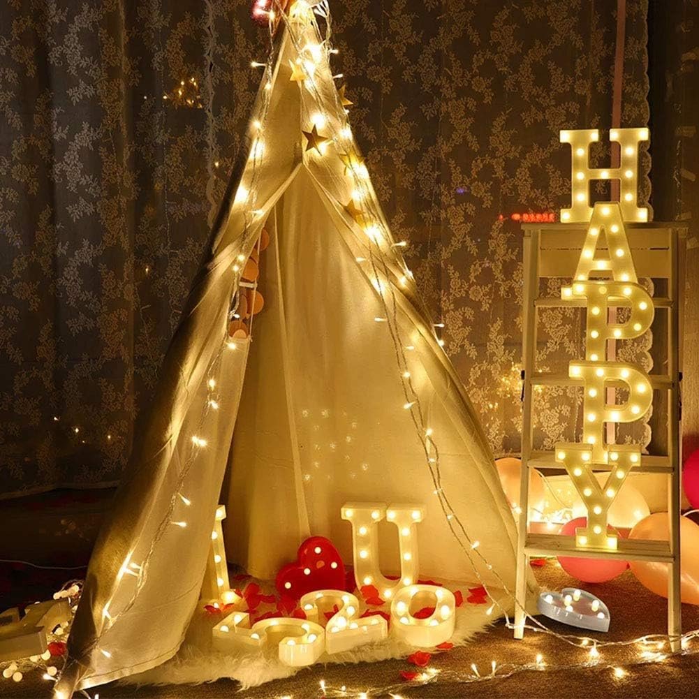 Twinkle Star 200 LED String Lights, 66 ft Plug in String Lights 8 Modes Waterproof for Indoor Outdoor Christmas Tree Wedding Party Bedroom Warm White - Image 3