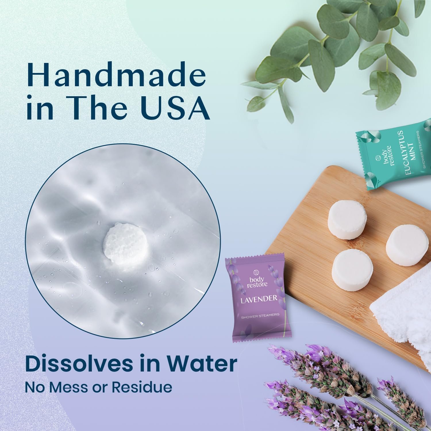 Body Restore Shower Steamers Aromatherapy 6 Pack, Relaxation Birthday Gifts for Women and Men, Stress Relief and Luxury Self Care - Variety - Image 5
