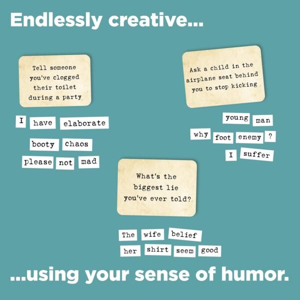 Ransom Notes - The Ridiculous Word Magnet Party Game, 3+ Players - Image 7
