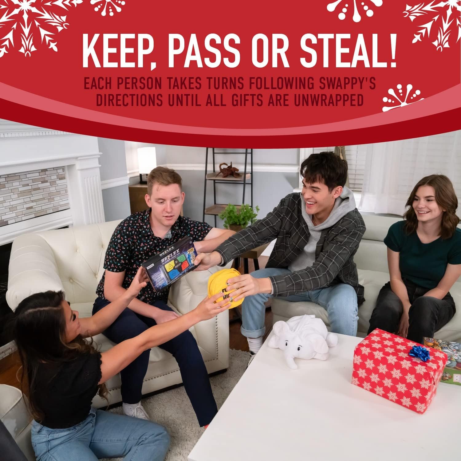 Squirrel Products White Elephant Party Kit Swappy The Christmas Party Game The Most Fun You Can Have Exchanging Useless Gifts for The Holidays - Image 5