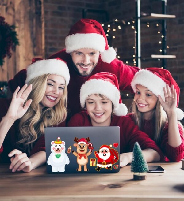 HSHFAMIIY Christmas Stickers for Kids -Stocking Stuffers for Kids- Christmas Stocking Stuffers for Kids - Christmas Decorations,Christmas Party Favors for Boys and Girls Ages 3 4 5 6 7 8 - Image 10
