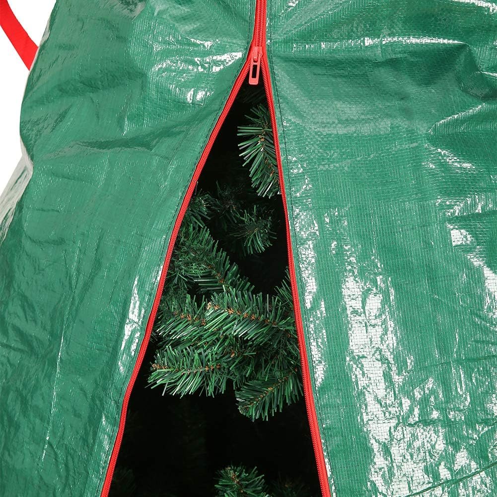 Sattiyrch Upright Christmas Tree Storage Bag – Tear Proof Material for Extra Durability – Holds up to 7.5 Foot Assembled Trees - Image 3
