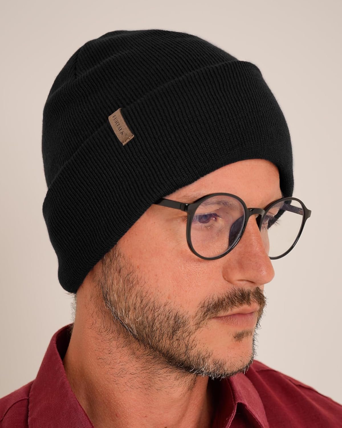 FURTALK Beanie for Men Women Cuffed Thick Knitted Unisex Winter Hat Beanies Skull Cap - Image 5