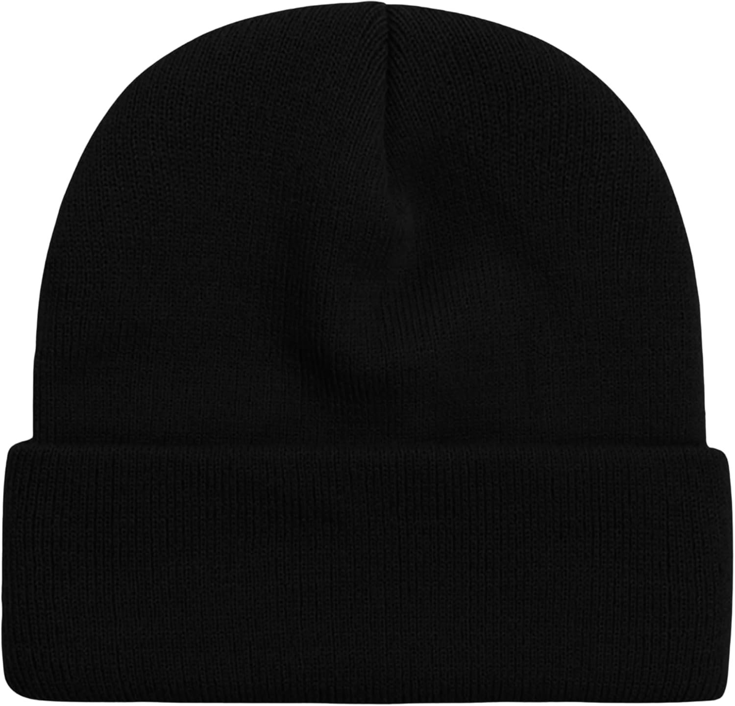 12 Pack Winter Beanie Hats for Men Women, Warm Cozy Knitted Cuffed Skull Cap, Wholesale - Image 8