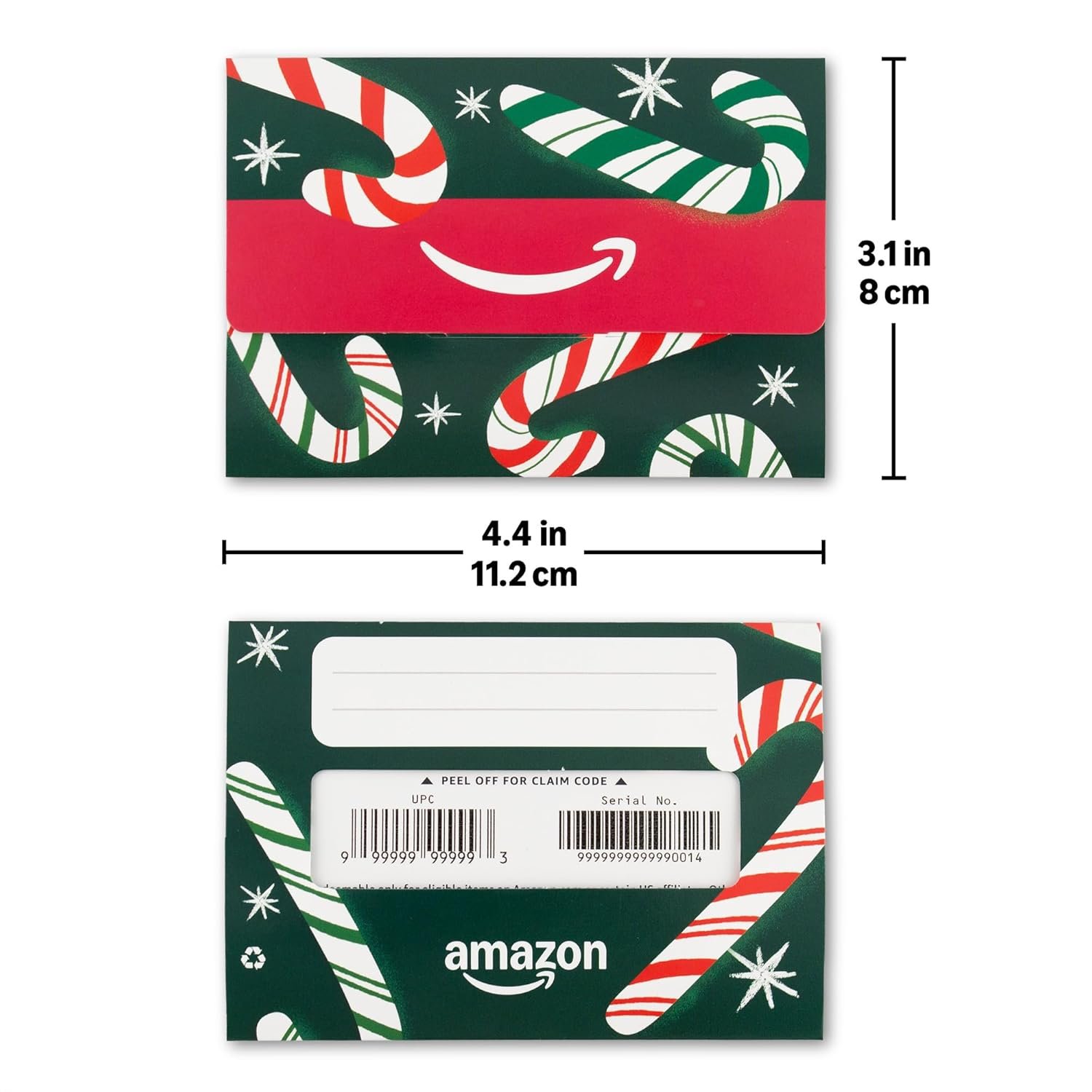 Amazon.com Gift Card in a Mini Envelope (Christmas) - Image 3