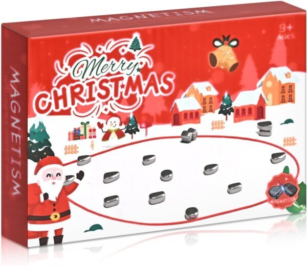 Magnetic Chess Game with Stones, Magnet Game, Christmas Games, 1 to 4 Players, for Kids and Adults - Image 2